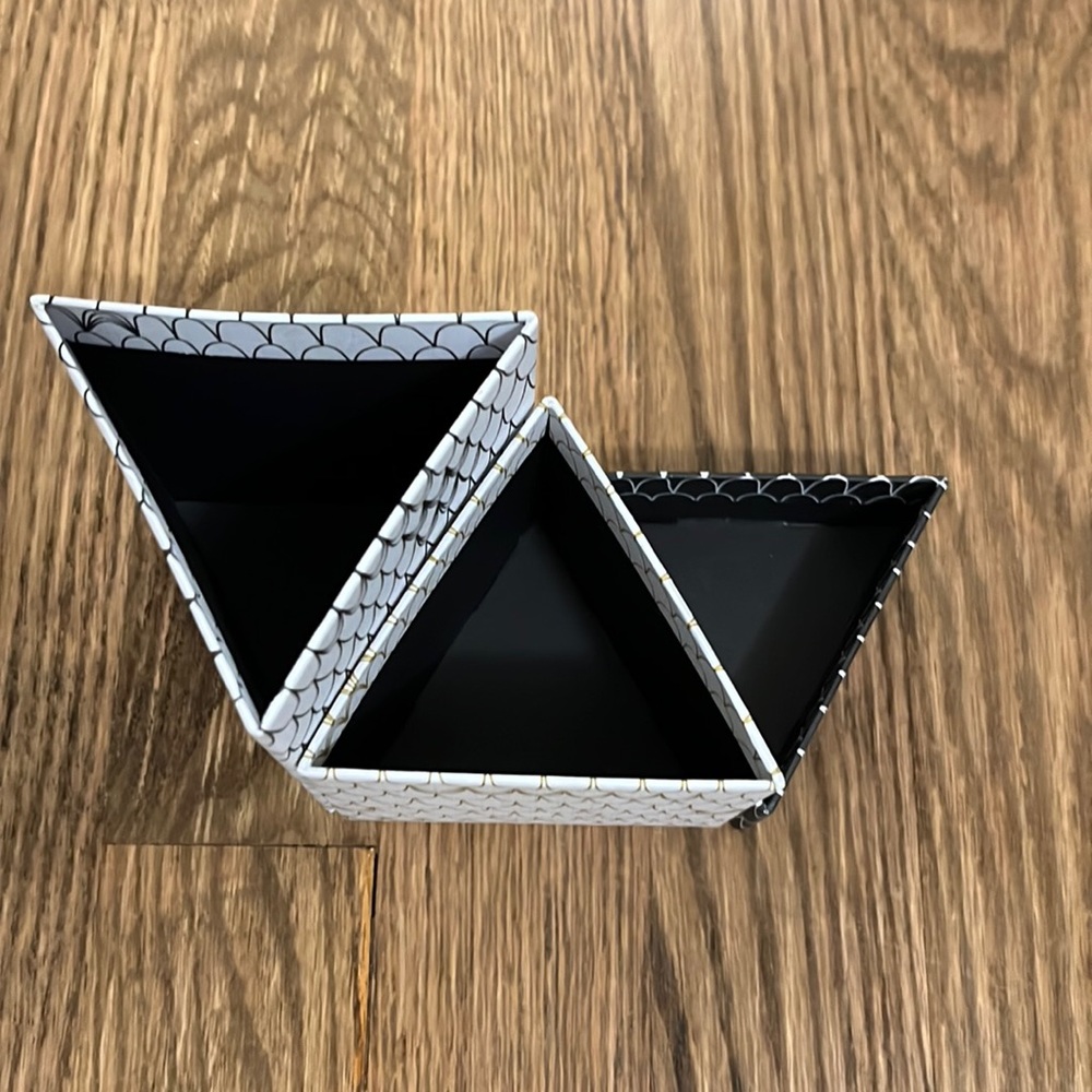IKEA office supply organizer, can separate (magnetic), black and white